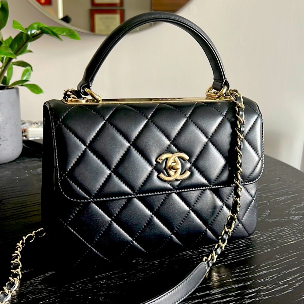 Chanel Trendy - Black Lambskin